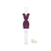 Couture Open Back Unitard